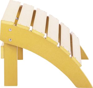 Shumee Podnóżek ogrodowy żółty ADIRONDACK 3