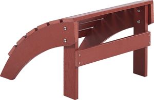 Shumee Podnóżek ogrodowy czerwony ADIRONDACK 2