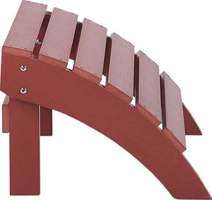 Shumee Podnóżek ogrodowy czerwony ADIRONDACK 3