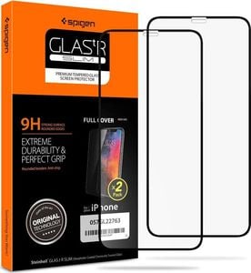 Spigen Szkło Hartowane Spigen Glass Fc 2-Pack Iphone 11 Pro Black 1
