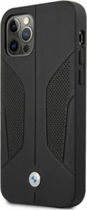 BMW Etui Bmw Bmhcp12Mrscsk Iphone 12/12 Pro 6,1" Czarny/Black Hardcase Leather Perforate Sides 2