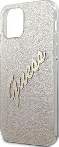 Guess Guess Guhcp12Spcuglsgo Iphone 12 Mini 5,4" Złoty/Gold Hardcase Glitter Gradient Script 6