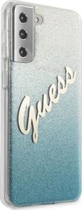 Guess Guess Guhcs21Mpcuglsbl S21+ G996 Niebieski/Blue Hardcase Glitter Gradient Script 4