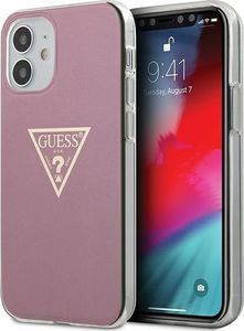 Guess Guess Guhcp12Spcumptpi Iphone 12 5,4" Różowy/Pink Hardcase Metallic Collection Guess / Gue00084 1