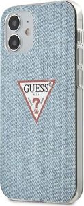 Guess Guess Guhcp12Spcujullb Iphone 12 5,4" Niebieski/Light Blue Hardcase Jeans Collectionguess / Gue000847 1