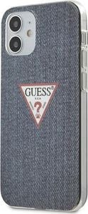 Guess Guess Guhcp12Spcujuldb Iphone 12 5,4" Granatowy/Dark Blue Hardcase Jeans Collectionguess / Gue000850 1