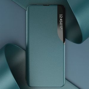Hurtel Eco Leather View Case Elegancki Futerał Etui Z Klapką I Funkcją Podstawki Xiaomi Poco M3 / Xiaomi Redmi 9T Niebieski 7