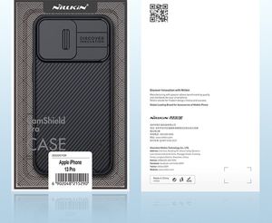 Nillkin Nillkin Camshield Pro Case Pancerne Etui Pokrowiec Osłona Na Aparat Kamerę Iphone 13 Pro Czarny 11