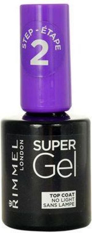 Rimmel  Super Gel Top Coat lakier utrwalający efekt żelowego manicure 12ml 1