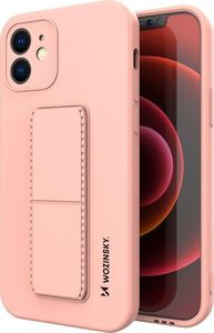 Wozinsky Wozinsky Kickstand Case Elastyczne Silikonowe Etui Z Podstawką Iphone Xs Max Różowy 1