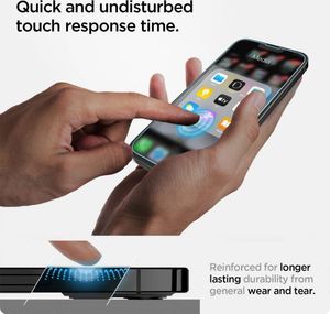 Spigen Szkło hartowane Spigen GLAS.tR ez Fit Apple iPhone 13/13 Pro [2 PACK] 3
