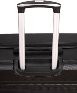 Solier Walizka podróżna mała ABS STL902 ciemna szara 4