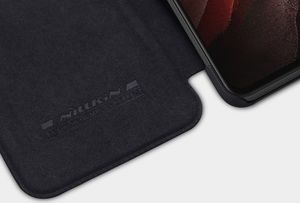Nillkin Nillkin Qin skórzana kabura etui Samsung Galaxy S21 FE czarny 11