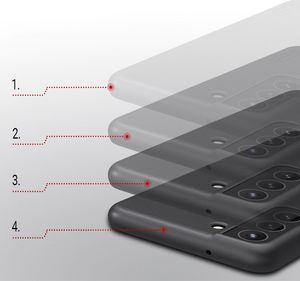 Nillkin Nillkin Super Frosted Shield wzmocnione etui pokrowiec + podstawka Samsung Galaxy S21 FE czarny 11