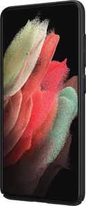 Nillkin Nillkin Super Frosted Shield wzmocnione etui pokrowiec + podstawka Samsung Galaxy S21 FE czarny 4