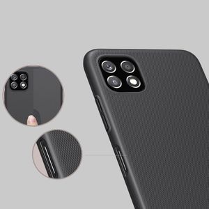 Nillkin Nillkin Super Frosted Shield wzmocnione etui pokrowiec + podstawka Samsung Galaxy A22 5G czarny 8