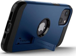 Spigen Spigen Tough Armor etui pokrowiec do iPhone 13 mini pancerna obudowa podstawka granatowy 5