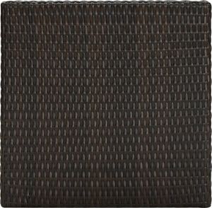 vidaXL 5-cz. zestaw mebli barowych z podłokietnikami, rattan PE, brąz 2