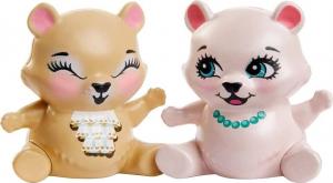 Mattel Enchantimals Królewskie Lalki Braylee & Bannon Bear Niedźwiadki 2-pak GYJ07 2