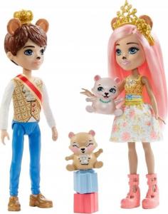 Mattel Enchantimals Królewskie Lalki Braylee & Bannon Bear Niedźwiadki 2-pak GYJ07 7