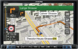 Radio samochodowe Alpine STACJA MULTIMEDIALNA 2 DIN Z ODTWARZACZEM DVD I NAWIGACJĄ ONE LOOK NAVI 2