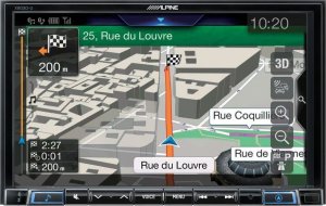 Radio samochodowe Alpine STACJA MULTIMEDIALNA 2 DIN Z ODTWARZACZEM DVD I NAWIGACJĄ ONE LOOK NAVI 3