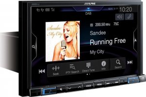 Radio samochodowe Alpine STACJA MULTIMEDIALNA 2 DIN Z ODTWARZACZEM DVD I NAWIGACJĄ ONE LOOK NAVI 7