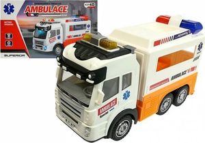 Ambulans Autko na Baterie Światło Dźwięki 1