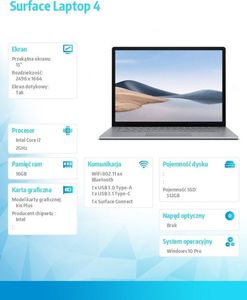 Laptop Microsoft Surface Laptop 4 15" (5IP-00032) 7