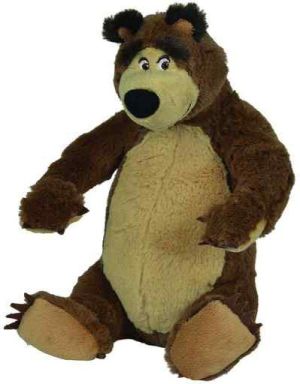 Simba Masza i Niedźwiedź Pluszowy niedźwiedź 25 cm siedzący - 109301942 2