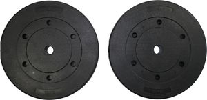 Fit Fun ZESTAW 20kg OBCIĄŻENIE BITUMICZNE KOMPOZYTOWE 2x 10kg TALEŻ 1