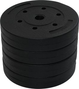 Fit Fun ZESTAW 20kg OBCIĄŻENIE BITUMICZNE KOMPOZYTOWE 4x 5kg TALEŻ 3