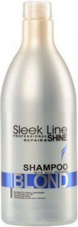 Stapiz Sleek Line Blond Shampoo Szampon z jedwabiem do włosów blond 300ml 2