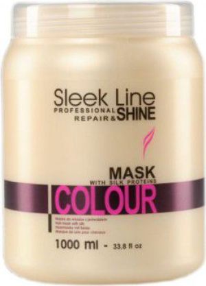 Stapiz Sleek Line Colour Mask Maska z jedwabiem do włosów farbowanych 1000ml 1
