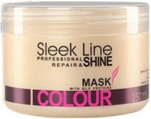 Stapiz Sleek Line Colour Mask Maska z jedwabiem do włosów farbowanych 250ml 1