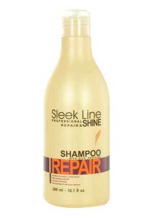 Stapiz Sleek Line Repair Shampoo Szampon z jedwabiem do włosów 1000ml 1
