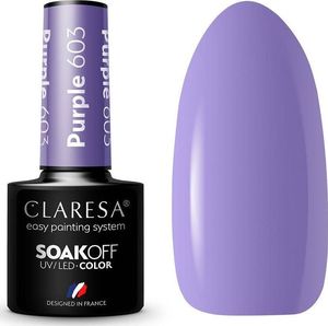 Claresa Claresa Soak Off UV/LED Purple lakier hybrydowy 603 5g 1