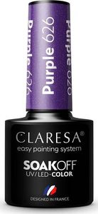 Claresa Claresa Soak Off UV/LED Purple lakier hybrydowy 626 5g 1