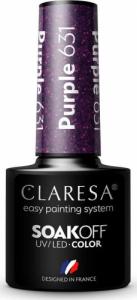 Claresa Claresa Soak Off UV/LED Purple lakier hybrydowy 631 5g 1