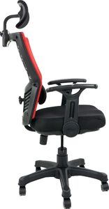 Krzesło biurowe Artnico Mesh B30 Czarno-czerwone 15