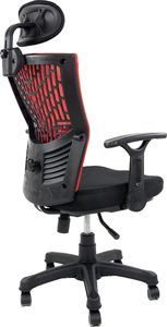 Krzesło biurowe Artnico Mesh B30 Czarno-czerwone 16