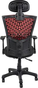 Krzesło biurowe Artnico Mesh B30 Czarno-czerwone 8