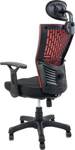 Krzesło biurowe Artnico Mesh B30 Czarno-czerwone 9