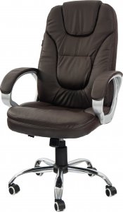 Krzesło biurowe Artnico Iris Ciemnobrązowe 1
