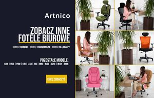 Krzesło biurowe Artnico  Velo 1.0 Czarne 12