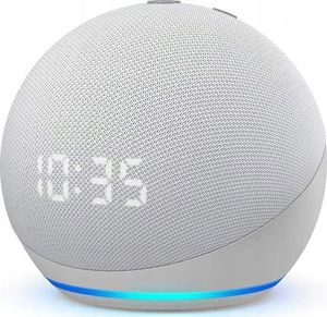 Głośnik Amazon  Echo Dot 4 z zegarem Glacier White (B07XJ8C8F7) 2
