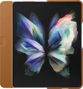 Samsung Etui Samsung Leather Flip Cover Camel do Galaxy Z FOLD 3 5G EF-FF926LAEGWW [H] 4