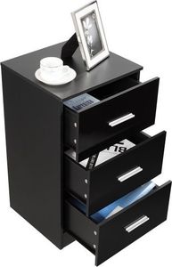 Costway Zestaw 2x szafka biurowa z 3 szufladami 3