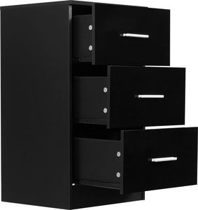 Costway Zestaw 2x szafka biurowa z 3 szufladami 6