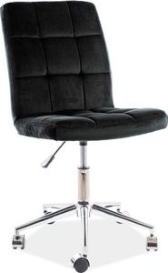 Krzesło biurowe Signal Fotel dla dziecka Q-020 VELVET czarny 1